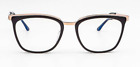 Amelia E Francis 35-001877 Black Gold Eyeglasses Frames 50-18-140