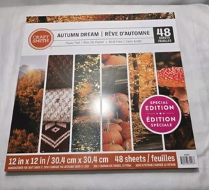 Almohadilla de papel para álbum de recortes de 12 X 12 pulgadas - Sueño de otoño - 48 páginas en total - Stock 2024 - Imagen 1 de 24