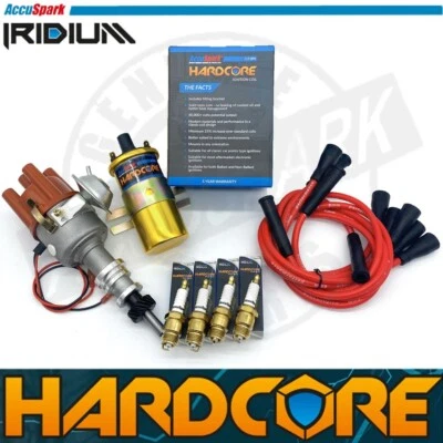 Ford Pinto HARDCORE Performance Distributor pack with Iridium spark plug Ballast - Image 1 of 4