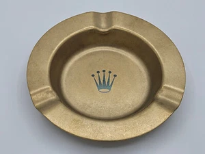 Rolex Cigar or Cigarette Ashtray Swiss Made Gorgeous Rolex GOLD! - Picture 1 of 5