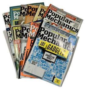 2000s Popular Mechanics Magazine Lot 11 2011 & 2012 - Picture 1 of 12
