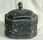 Rare Antique Georgian Lead Tobacco Jar. c1780