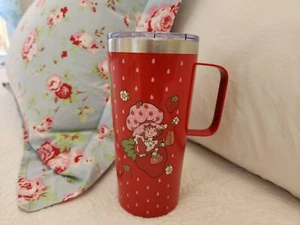 NWT STRAWBERRY SHORTCAKE STAINLESS STEEL TRAVEL TUMBLER MUG - Picture 1 of 5