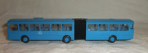 6/24 O Wiking Mercedes-Benz O 305 Schubgelenkbus Blau H0 Modellauto 1:87 - Picture 1 of 6