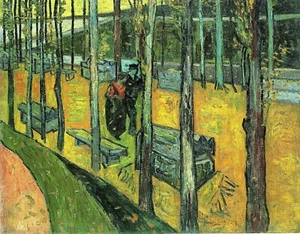 Vincent van Gogh Alychamps Autumn Pathway Giclee Canvas Print 8x10 Fine Art - Picture 1 of 2