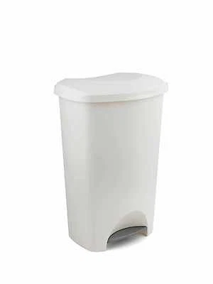 ADDIS 50L FOOT PEDAL BIN DUSTBIN PLASTIC RUBBISH PAPER WASTE KITCHEN OFFICE BINS - Image 1 of 4