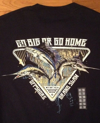 NWT Columbia GO BIG OR GO HOME Fishing T-Shirt UPF15  Mens Small S - Image 1 of 3