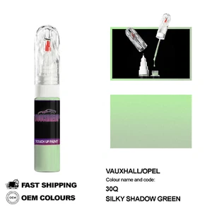 FOR OPEL VAUXHALL SILKY SHADOW GREEN 30Q Touch Up Paint Pen Brush Fix Kit - Picture 1 of 8