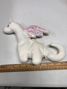 Ty Beanie Buddy ❤️ MAGIC THE DRAGON 12" Buddy NUEVO Pellets de PVC - Imagen 1 de 14