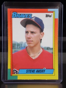 1990 Topps Traded Steve Avery #4T MLB Baseballkarte Atlanta Braves Sleeved NM+ - Bild 1 von 2