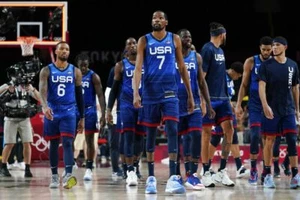 Nike Team USA Authentic USA Olympic Basketball Shorts Small Waist 30 $150 NEW - Picture 1 of 24