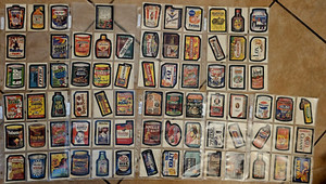 (75) Tan Back 1974 Topps Wacky Packages Series 7 & 8 Very Good Condition