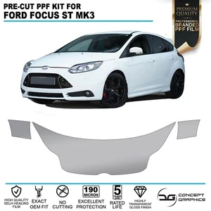 Motorhaube Flügel Steinschlagschutz vorgeschnitten PPF Lackschutzfolie für Ford Focus ST - Bild 1 von 5