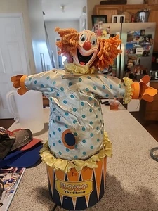 Bozo The Clown Doll Motorized Inflatable Tri State Display Center Halloween - Picture 1 of 17