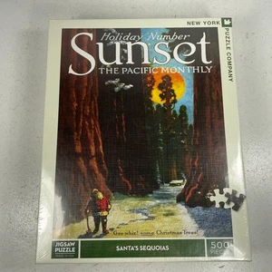 Sunset Santa’s Sequoias Puzzle 500 Teile Neu Versiegelt Hergestellt in den USA - Bild 1 von 7