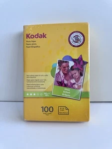 Kodak Glossy Photo Paper 4x6 Instant Dry Gloss 100 Sheets New - Picture 1 of 4