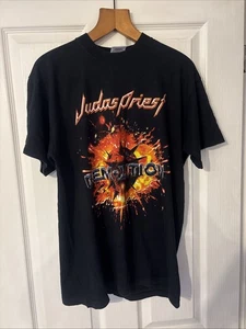 Screen Stars tshirt Judas Priest heavy metal world tour Demolition vtg 2001 M - Picture 1 of 10