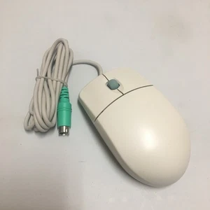 Mitsumi Standard Scroll Wired Mouse PS/2 White ECMS5002 - Picture 1 of 4