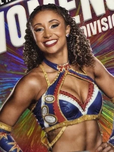 2025 Topps Chrome WWE - Women's Division Kelani Jordan #WD-KEL Refractor - Picture 1 of 4