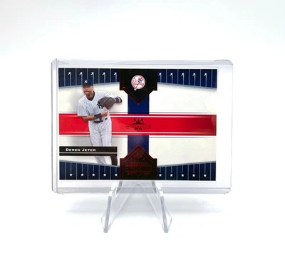 DEREK JETER 2005 Donruss Champions Impressions Red /250 #445 SP New York Yankees - Image 1 of 4