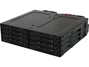 ICY DOCK MB998SP-B ToughArmor 8 x 2.5" SATA 6Gbps 7mm HDD / SSD Mobile Rack / - Picture 1 of 5