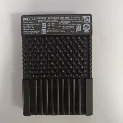 Dell Intel Optane P4800X 750GB SSD U.2 NVMe PCIe3.0x4 SSDPE21K750GAT 100% Health - Image 1 of 2
