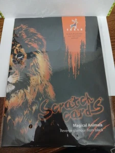 Lot Of Scratch Art Book And Sheets With Tools - Picture 1 of 7