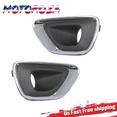 1Pair Fog Light Lamp Bezel Bumper Trim Cover for 2014-2016 Jeep Grand Cherokee - Imagem 1 de 4