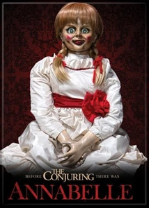 Annabelle Película de Terror Avanzada Póster Imagen Imán de Refrigerador NUEVO SIN USAR - Imagen 1 de 1