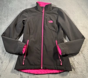 CHAQUETA MUJER NORTH FACE CREMALLERA COMPLETA SUAVE FORRADA POLAR Negro Rosa - XS - Imagen 1 de 9