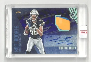 2016 Panini Phoenix HUNTER HENRY ๐ Hot Rookie Material Signature Patch Auto 1/1 - Picture 1 of 2