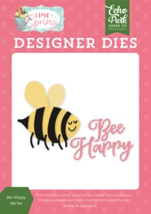 Echo Park Paper I LOVE SPRING Bee Happy Die Set (LSP204042) - Picture 1 of 1