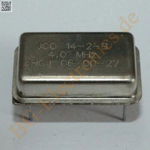 5 x 4.0 MHz Crystal Oscillator Oscillator 5V O 4,0-JCO14-2-B Jauch Qua 5pcs - Picture 1 of 1