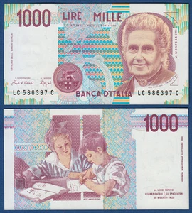ITALIEN / ITALY 1000 Lire D.1990  UNC  P.114 a - Bild 1 von 1