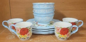 Pioneer Woman SWEET ROSE 12 piece Dinnerware Set, New with tags, NWT - Picture 1 of 12
