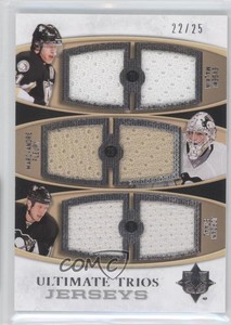 2010-11 Ultimate Collection Trios Jerseys /25 Evgeni Malkin Marc-Andre Fleury