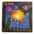 Joe Elliott Phil Collen Signé Def Leppard 1983 Pyromania Vinyle Record JSA 965