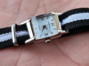 Tokyobay Ladies Wristwatch Black/white Canvas strap Analog Quartz Watch - Picture 1 of 11