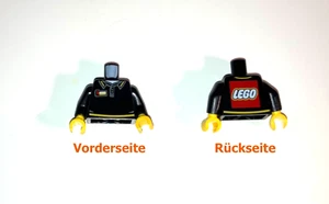1x LEGO® Torso Körper Store Mitarbeiter Polo mit Logo 973pb2850c01 NEU Schwarz - Bild 1 von 1