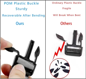 Plastic Buckle Clips for 1 Inch Straps 4 Pack 1" Quick Side Release Buckles for - Picture 1 of 12