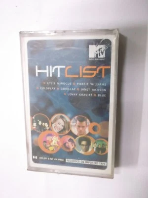 M TV HIT LIST KYLIE MINOGUE ROBBIE WILLIAMS janet SEALED 2001 CASSETTE INDIA - Image 1 of 3