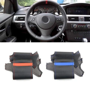 Handnähte Lenkrad Leder Lenkradbezug für BMW M Sport E90 1 3 er E90 E82 E87 X1 - Bild 1 von 20