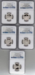 2011 S CLAD AMERICA THE BEAUTIFUL ~ 5 COIN SET ~ NGC Cert. PF 70 Ultra Cameo - Picture 1 of 2