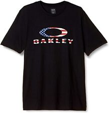 Oakley Men's O Bark Hydrolix Short Sleeve T Shirt Size Medium Black American Fla