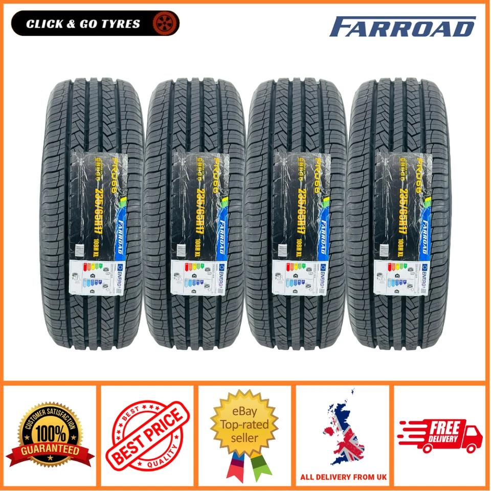 4 x 235/65R17 FARROAD FRD66 108H XL - High Performance - 235 65 17 - 2356517 - Image 1 of 4