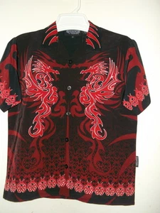 NWT youth boys "JAGGER" HAWAIIAN SHIRT sz S BY SILVER POINT - Picture 1 of 2