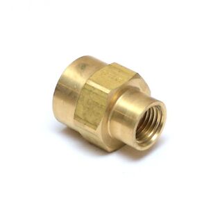 Reducer 1/2" to 1/4" Npt Female Pipe Adapter Coupler Brass Fitting Water Oil Gas