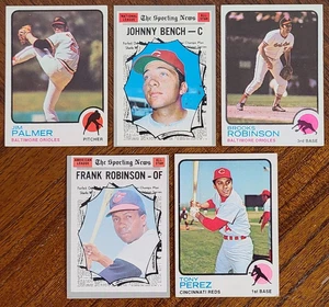1970 & 1973 TOPPS HOF/STAR CARDS JOHNNY BENCH, FRANK ROBINSON &MORE EX-EX+ *YCC* - Picture 1 of 17