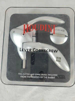 Houdini Lever Style Corkscrew with Foil Cutter - Image 1 of 4