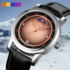 Moon Phase Business Waterproof Quartz Wristwatch Men Fashion Watch SKMEI 9300